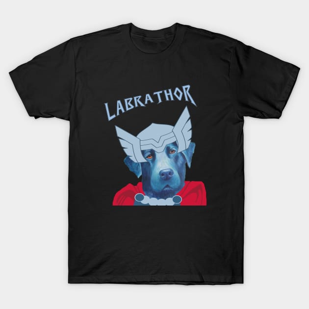 Labrador Superhero T-Shirt by TimeTravellers